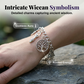 🎁2026 New Arrivals 50% OFF💥Vintage Pagan Charm Bracelet – Spiritual Symbols, Antique Silver, Bohemian Style 🌙
