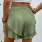 🎁2026 New Arrivals 50% OFF💥Women's Ruffle Layered Flowy Shorts – Skirt-Like Look, Elastic Waist, Breathable 🌸