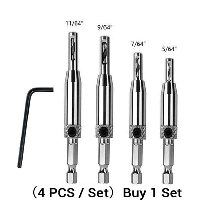 🎁2026 New Arrivals 50% OFF💥Self-Centering Hinge Drill Bit Set
