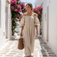 🎁2026 New Arrivals 50% OFF💥Women's Off-Shoulder Maxi Dress Lantern Sleeve Dress