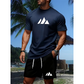 🎁2026 New Arrivals 50% OFF💥Men's Short Sleeve T-Shirt & Drawstring Shorts Set