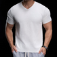 🎁2026 New Arrivals 50% OFF💥Breathable V-Neck Knit Tee – Textured Finish, Athletic Fit, Gym to Street 🏋️