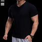 🎁2026 New Arrivals 50% OFF💥Breathable V-Neck Knit Tee – Textured Finish, Athletic Fit, Gym to Street 🏋️