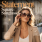 🎁2026 New Arrivals 50% OFF💥Statement Square Sunglasses🕶️