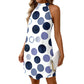 🎁2026 New Arrivals 50% OFF💥Flattering Halter A-Line Dress – Polka Dot Print, Sleeveless, Vacation Ready 🌸