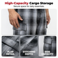 🎁2026 New Arrivals 50% OFF💥Men's Retro Plaid Loose Fit Cargo Pants – Wide Leg, Cargo Pockets, Drawstring Waist 🌿