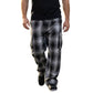 🎁2026 New Arrivals 50% OFF💥Men's Retro Plaid Loose Fit Cargo Pants – Wide Leg, Cargo Pockets, Drawstring Waist 🌿