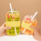 🎁2026 New Arrivals 50% OFF💥2-in-1 Ice Cube Maker Water Bottle Built-In Ice Tray, Food-Grade Silicone, Bpa-Free. Make Ice & Store Water In One Bottle 💼✈️