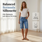 🎁2026 New Arrivals 50% OFF💥Women's Casual Distressed Denim Bermuda Shorts – 4-Way Stretch, Raw Hem, Vintage Vibes 🌿