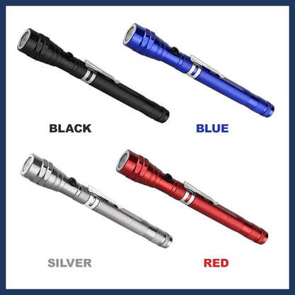 🎁2026 New Arrivals 50% OFF💥Multifunctional Telescopic Magnetic Flashlight – 360° flexible gooseneck, super bright LED light, extendable pick-up rod, magnetic suction design. Auto repair workshop essential!