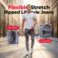 🎁2026 New Arrivals 50% OFF💥Men's Slim Fit Ripped Jeans – Stretch Distress, Acid Wash, Edgy Style 🔥
