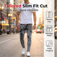 🎁2026 New Arrivals 50% OFF💥Men's Slim Fit Ripped Jeans – Stretch Distress, Acid Wash, Edgy Style 🔥