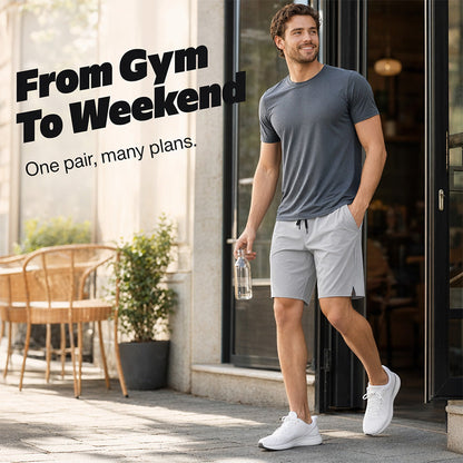 🎁2026 New Arrivals 50% OFF💥Men's Quick Dry Sports Shorts with Zipper Pockets