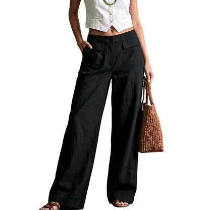 🎁2026 New Arrivals 50% OFF💥Women's Casual Cotton Linen Loose-Fitting Pants
