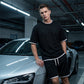 🎁2026 New Arrivals 50% OFF💥Men's Waffle Knit T-Shirt & Shorts Set – Cooling Sensation Fabric & Relaxed Fit Design 💙