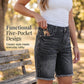 🎁2026 New Arrivals 50% OFF💥Women's Casual High Waisted Fringed Denim Shorts – Stretchy & raw hem – Perfect for summer, beach or casual outings – comfortable and trendy 🏖️✨