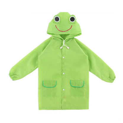 🎁2026 New Arrivals 50% OFF💥Kids Frog-Style Rain Poncho ☔– Waterproof, Lightweight & Backpack-Friendly