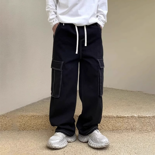 🎁2026 New Arrivals 50% OFF💥Utility Wide-Leg Cargo Jeans