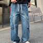 🎁2026 New Arrivals 50% OFF💥Utility Wide-Leg Cargo Jeans