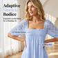 🎁2026 New Arrivals 50% OFF💥Women's Square Neck Smocked Dress
