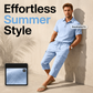 🎁2026 New Arrivals 50% OFF💥Men Summer Linen Set Loose Shirt and Cargo Shorts Two Piece Outfit