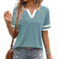 🎁2026 New Arrivals 50% OFF💥Women's Short Sleeve Color Block Tee