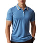 🎁2026 New Arrivals 50% OFF💥Men Fashion Contrast Lapel Quick Drying Short Sleeve T-Shirt