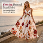 🎁2026 New Arrivals 50% OFF💥Women's Printed Spaghetti Strap Maxi Dress – Designed to flatter with a V-neckline, adjustable thin straps & a flowing A-line silhouette. A timeless, feminine piece for warm-weather occasions 🌿