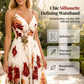 🎁2026 New Arrivals 50% OFF💥Women's Printed Spaghetti Strap Maxi Dress – Designed to flatter with a V-neckline, adjustable thin straps & a flowing A-line silhouette. A timeless, feminine piece for warm-weather occasions 🌿