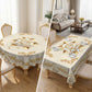 🎁2026 New Arrivals 50% OFF💥Waterproof Gold Rose Tablecloth – Embossed Effect, Stain-Resistant & Elegant for Dining ✨