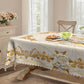 🎁2026 New Arrivals 50% OFF💥Waterproof Gold Rose Tablecloth – Embossed Effect, Stain-Resistant & Elegant for Dining ✨