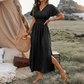 🎁2026 New Arrivals 50% OFF💥Women's Summer V-Neck Side Slit Maxi Dress