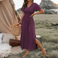 🎁2026 New Arrivals 50% OFF💥Women's Summer V-Neck Side Slit Maxi Dress