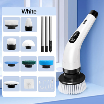 🎁2026 New Arrivals 50% OFF💥8-in-1 Electric Scrub Brush – Spin Away Stubborn Grime ✨