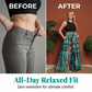 🎁2026 New Arrivals 50% OFF💥Women's Smocked High-Waist Wide-Leg Trousers 👖 Cinched Comfort, Flowing Freedom