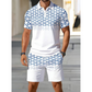 ⏳🔥LIMITED-TIME 50% OFF! ⏰Men’s Casual Short Sleeve Top & Shorts Set