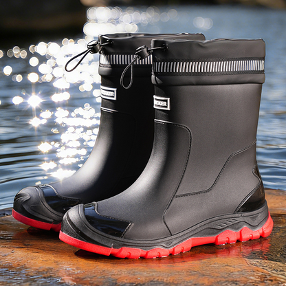 🎁2026 New Arrivals 50% OFF💥Unisex Mid-Calf Waterproof Rain Boots – 100% waterproof, non-slip & easy to clean – Perfect for rainy days & outdoor adventures ☂️