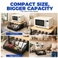 🎁2026 New Arrivals 50% OFF💥2-Tier Kitchen Microwave Stand with Slide-Out Drawer — Heavy-Duty Countertop Shelf
