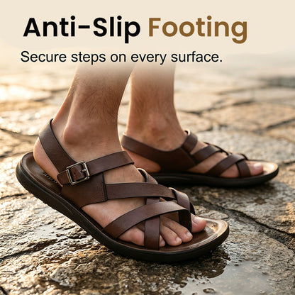 🎁2026 New Arrivals 50% OFF💥Men Roman Sandals Summer Casual Soft Sole Beach Shoes