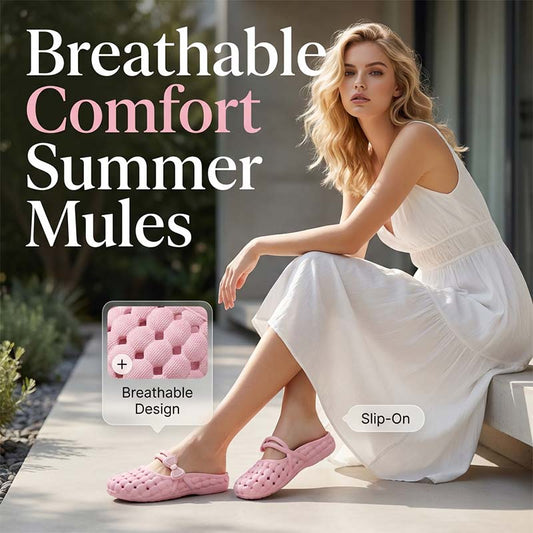 🎁2026 New Arrivals 50% OFF💥Women's Closed-Toe Breathable Mules