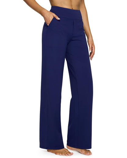 🎁2026 New Arrivals 50% OFF💥Women's High Waist Stretch Casual Yoga Wide Leg Pants