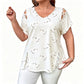 🎁2026 New Arrivals 50% OFF💥Women’s Heart Print V-Neck Top
