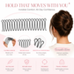 🎁2026 New Arrivals 50% OFF💥Flexible Invisible Hair Comb—invisible, flexible, and non-slip—instantly creates a perfectly secure hold! 🌟