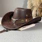 🎁2026 New Arrivals 50% OFF💥Vintage Wide Brim Cowboy Hat with Adjustable Strap