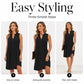 🍃✨ LIMITED TIME 50% OFF! 🌿Pleated V-Neck Dress – Lightweight fabric & effortless elegance
