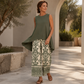 🎁2026 New Arrivals 50% OFF💥Women's Casual Sleeveless Top & Wide-Leg Pants Set — Relaxed Co-Ord with High-Waist Trousers
