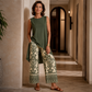 🎁2026 New Arrivals 50% OFF💥Women's Casual Sleeveless Top & Wide-Leg Pants Set — Relaxed Co-Ord with High-Waist Trousers