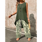 🎁2026 New Arrivals 50% OFF💥Women's Casual Sleeveless Top & Wide-Leg Pants Set — Relaxed Co-Ord with High-Waist Trousers