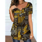 🎁2026 New Arrivals 50% OFF💥Women's Casual V-Neck Top — Relaxed Loose Fit Everyday Essential