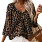 🎁2026 New Arrivals 50% OFF💥Chic Leopard Print Commuter Blouse